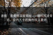速报：鉴黄师深度揭秘——爆料风波背后，业内人士的角色令人意外