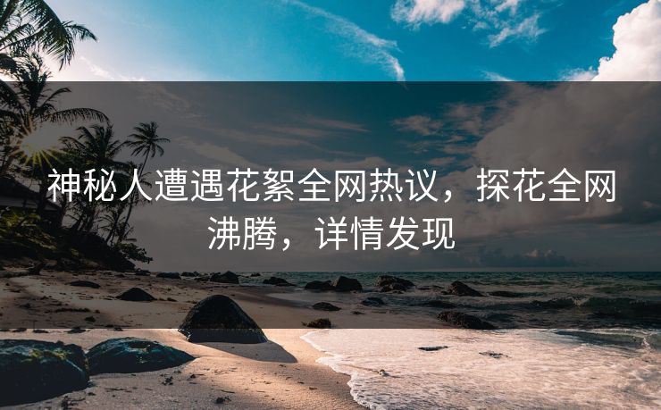 神秘人遭遇花絮全网热议，探花全网沸腾，详情发现
